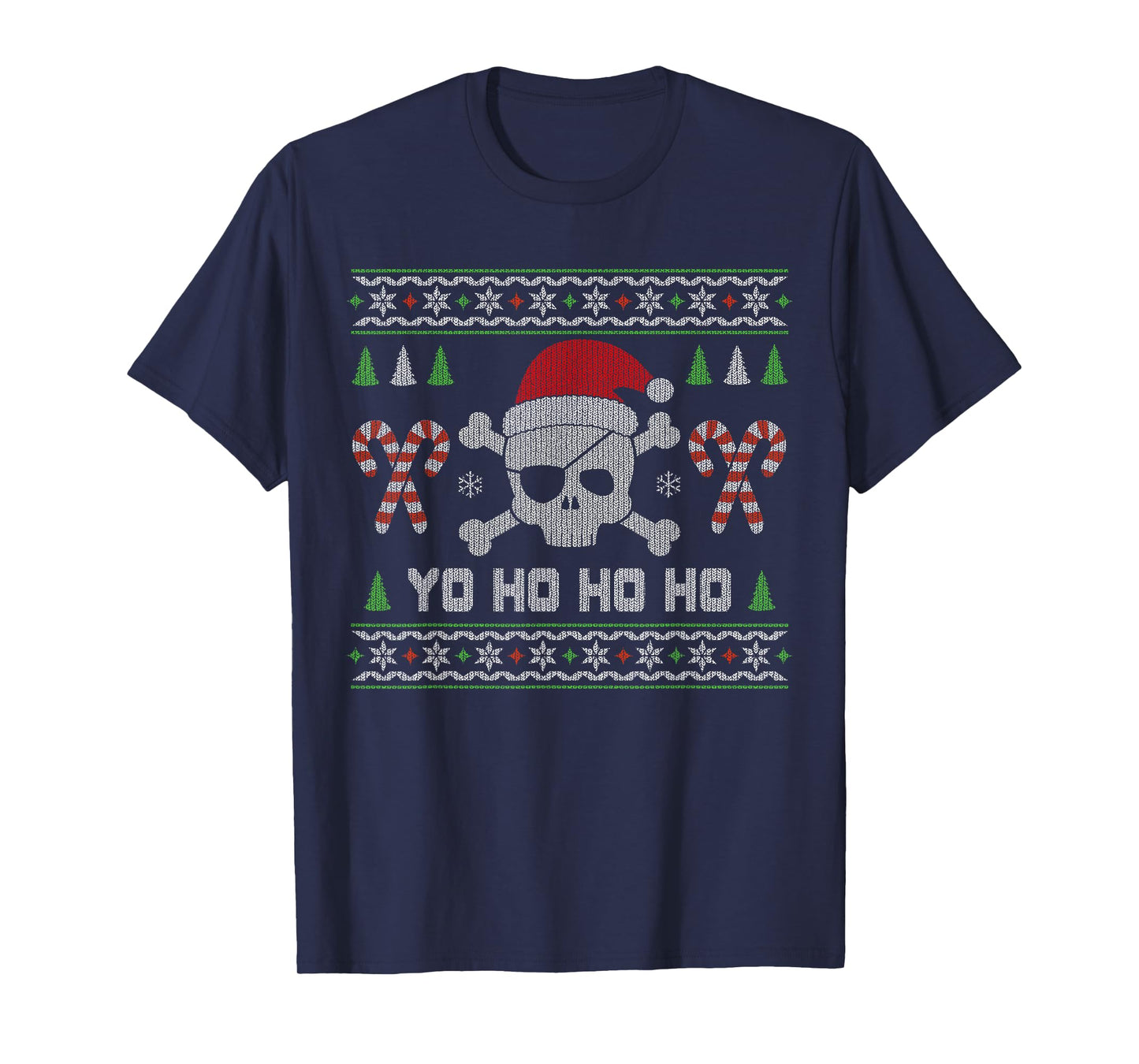 Funny Santa Pirate t-shirt | Classic Tacky Christmas tee T-Shirt