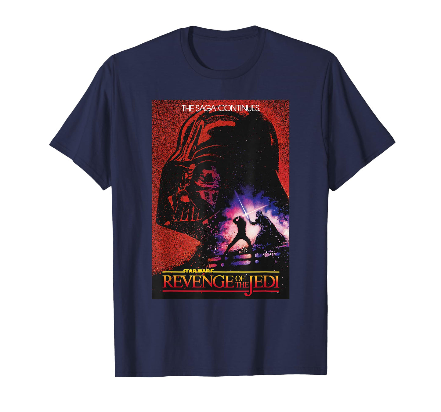 Star Wars: Return of the Jedi Darth Vader Background Poster T-Shirt