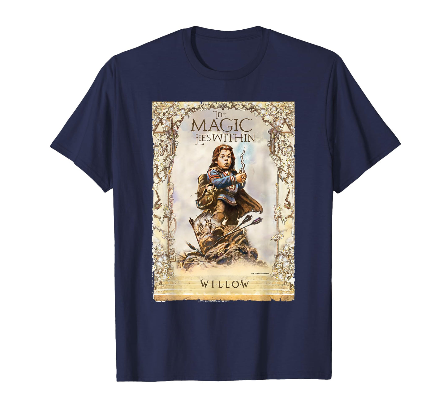 Lucasfilm Willow Movie The Magic Lies Within Archway Battle T-Shirt