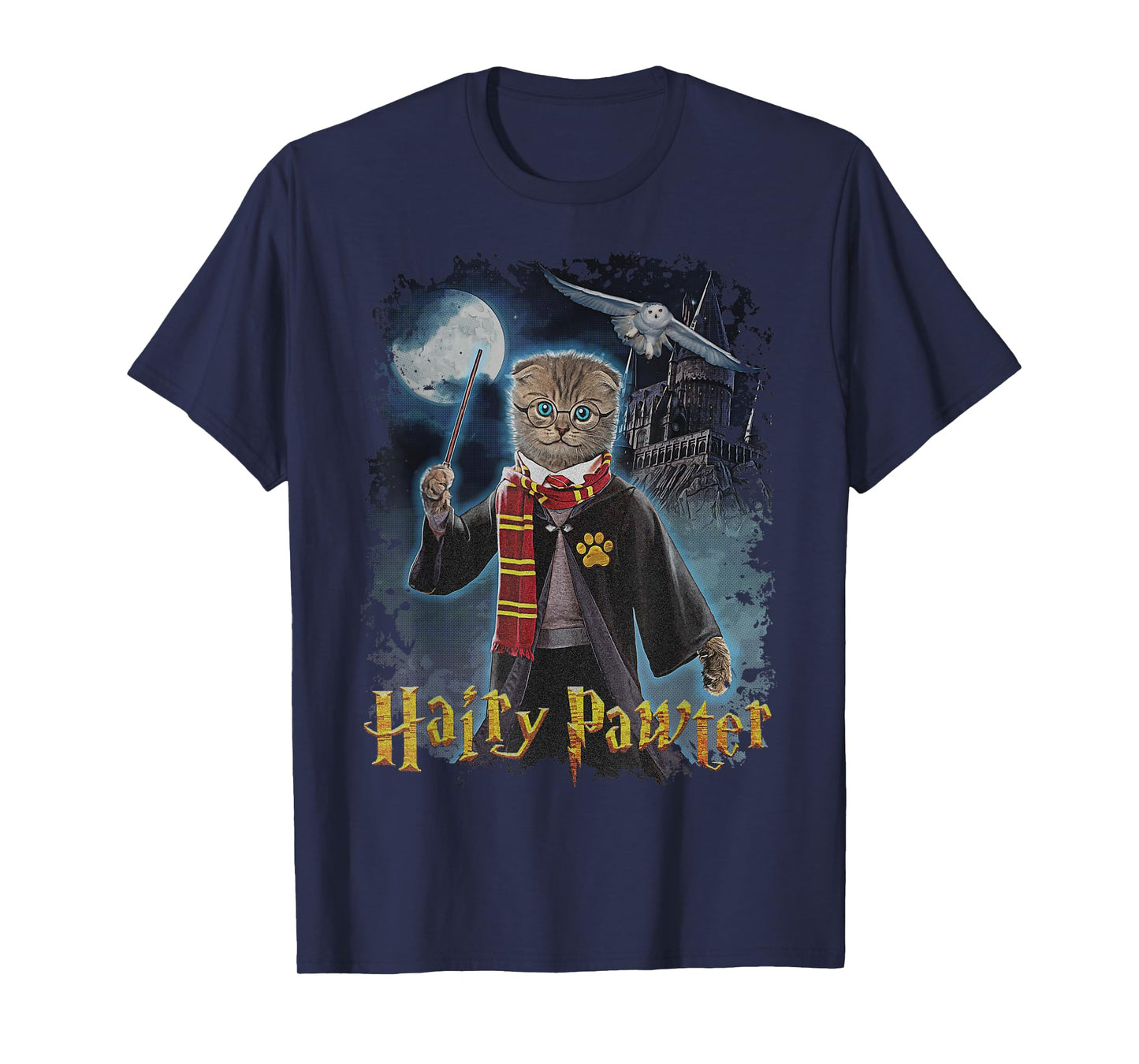 Vincent Hie Movie Parody Hairy Harry Pawter Potter Cat Lover T-Shirt