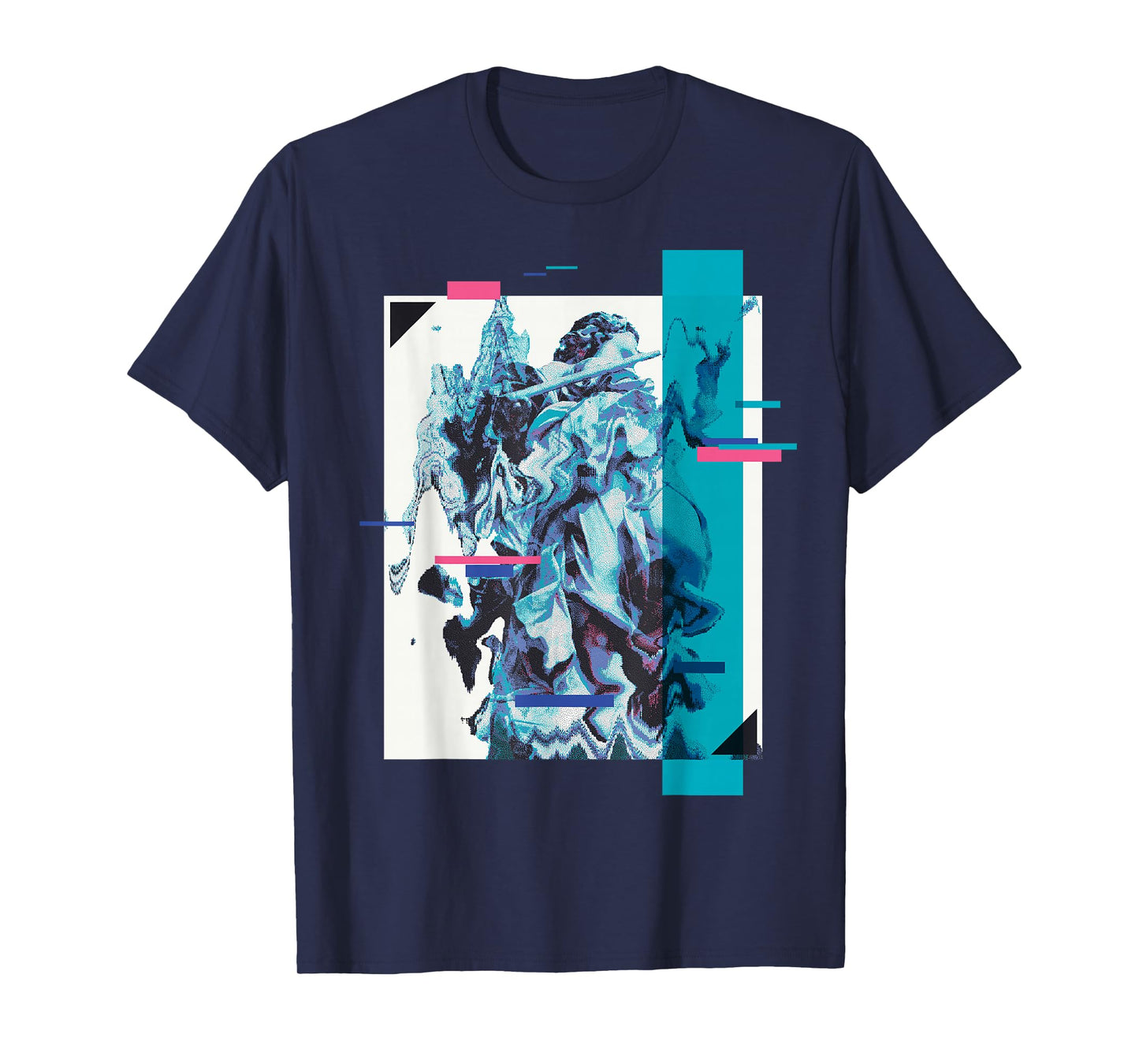 Vaporwave Aesthetic Retro 80s 90s Statue Japanese Glitch Art T-Shirt