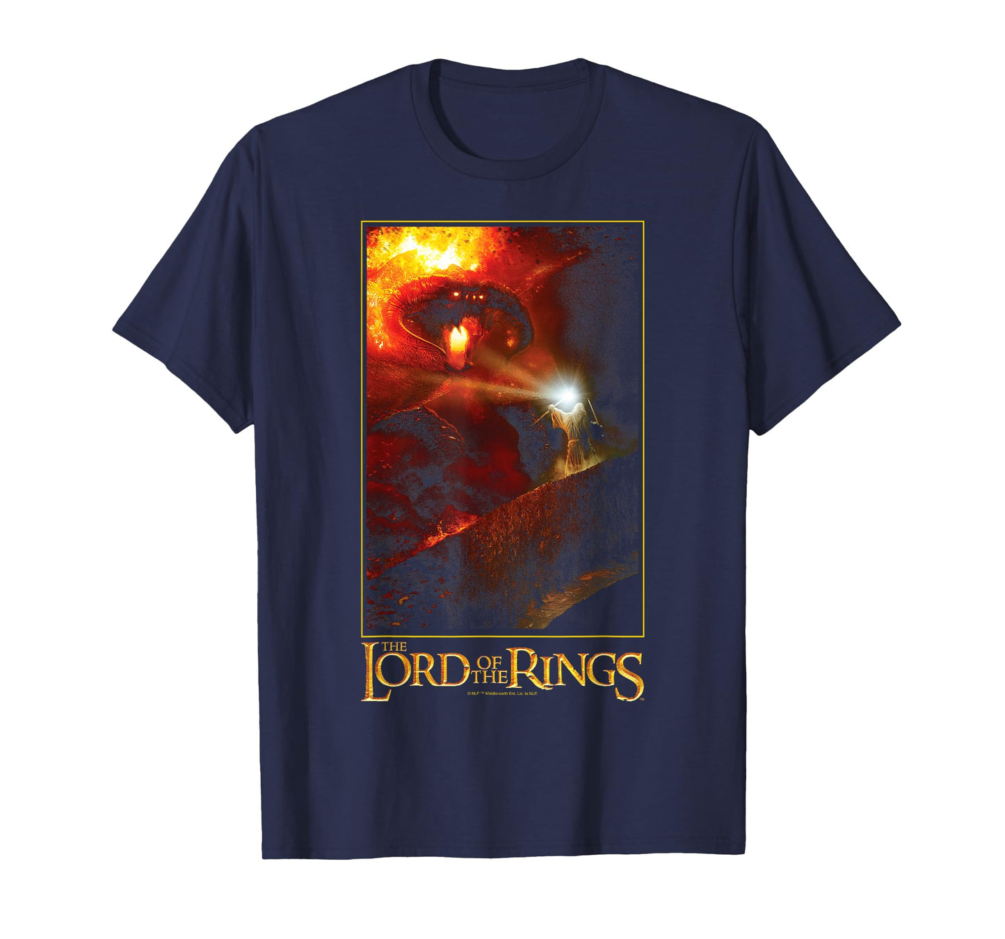 The Lord Of The Rings You Shall Not Pass! Balrog Poster T-Shirt