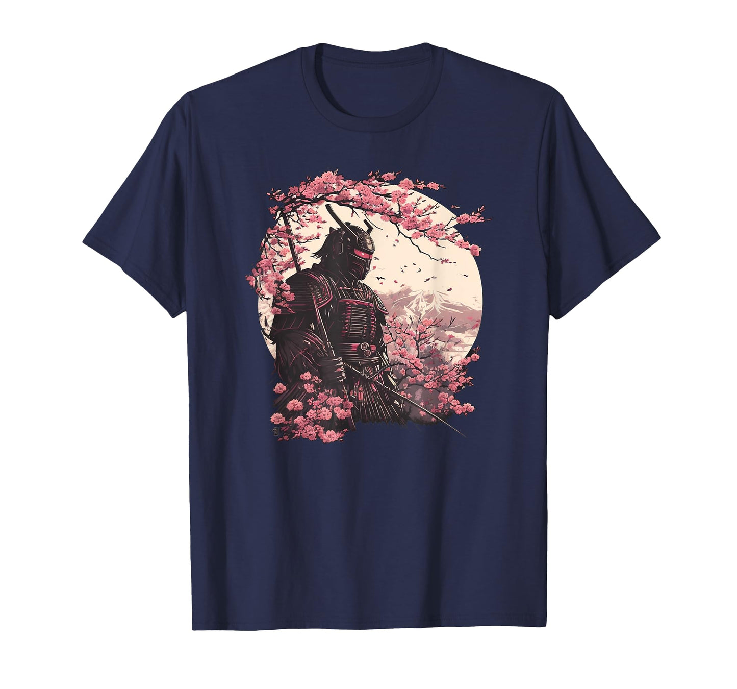 Aesthetic Vintage Samurai Japanese Art Samurai Retro cherry T-Shirt