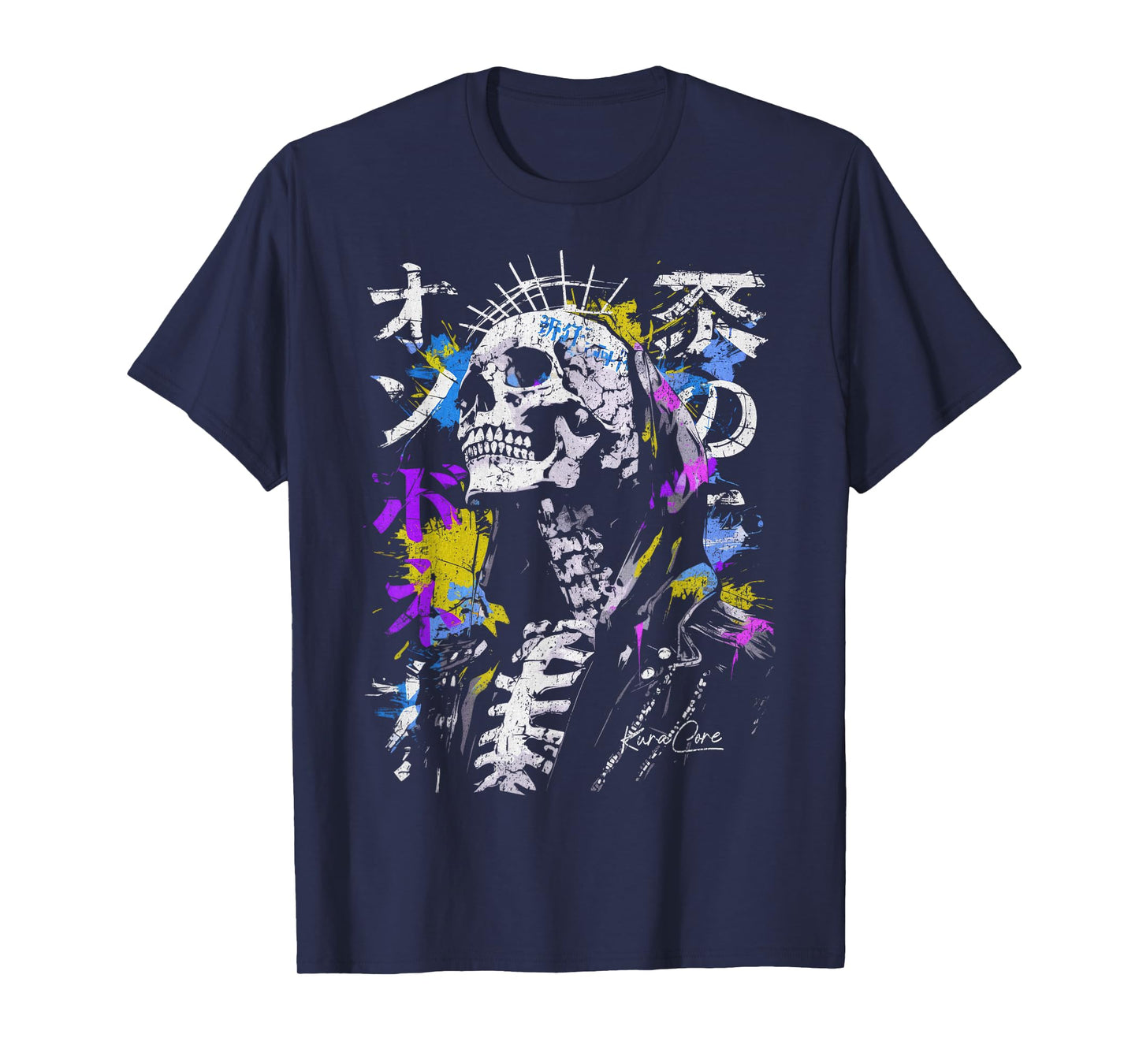 Japanese Streetwear Cyberpunk Y2K Techwear Retro Manga Anime T-Shirt