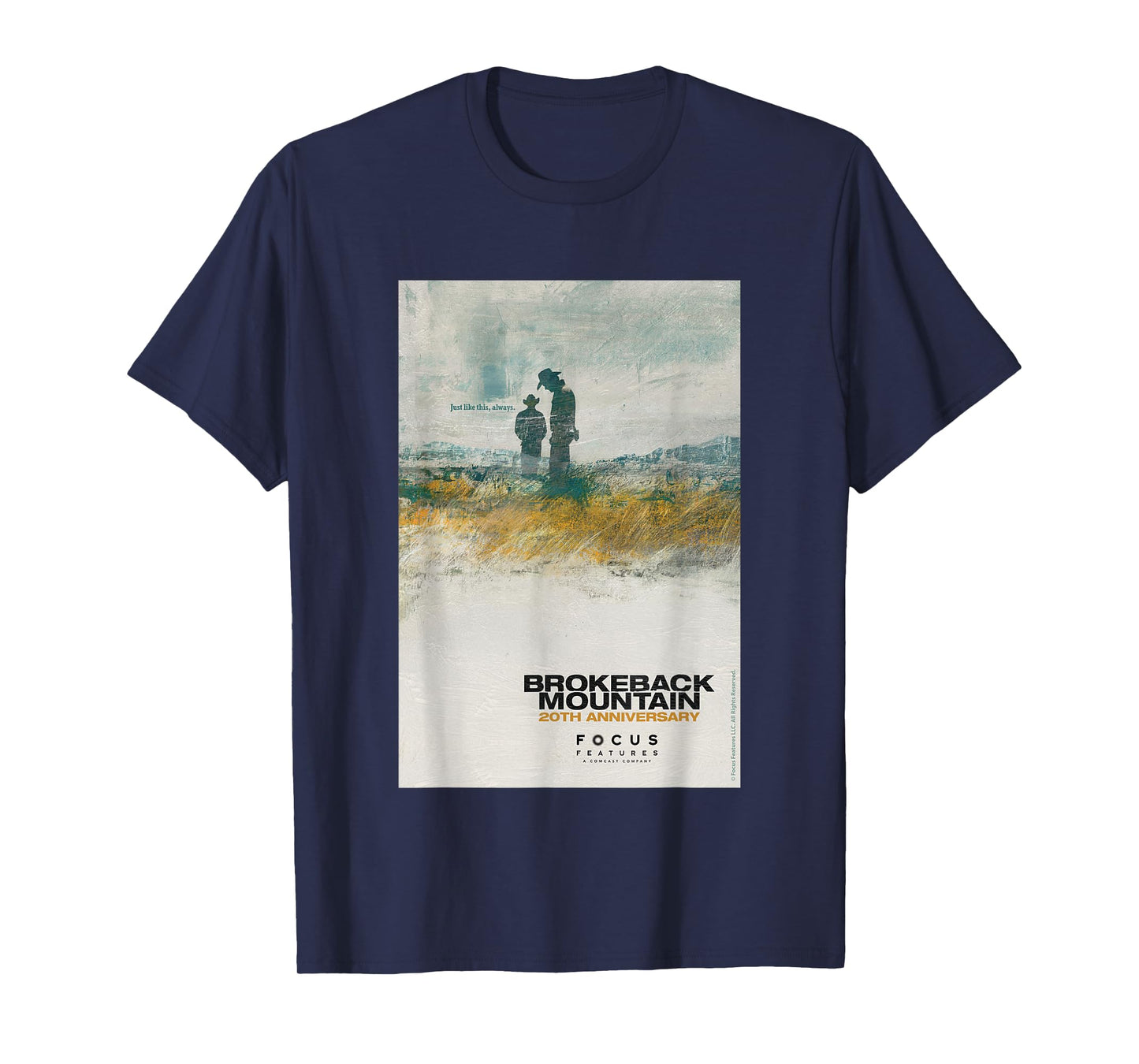 Brokeback Mountain 20th Anniversary Just Like This T-Shirt