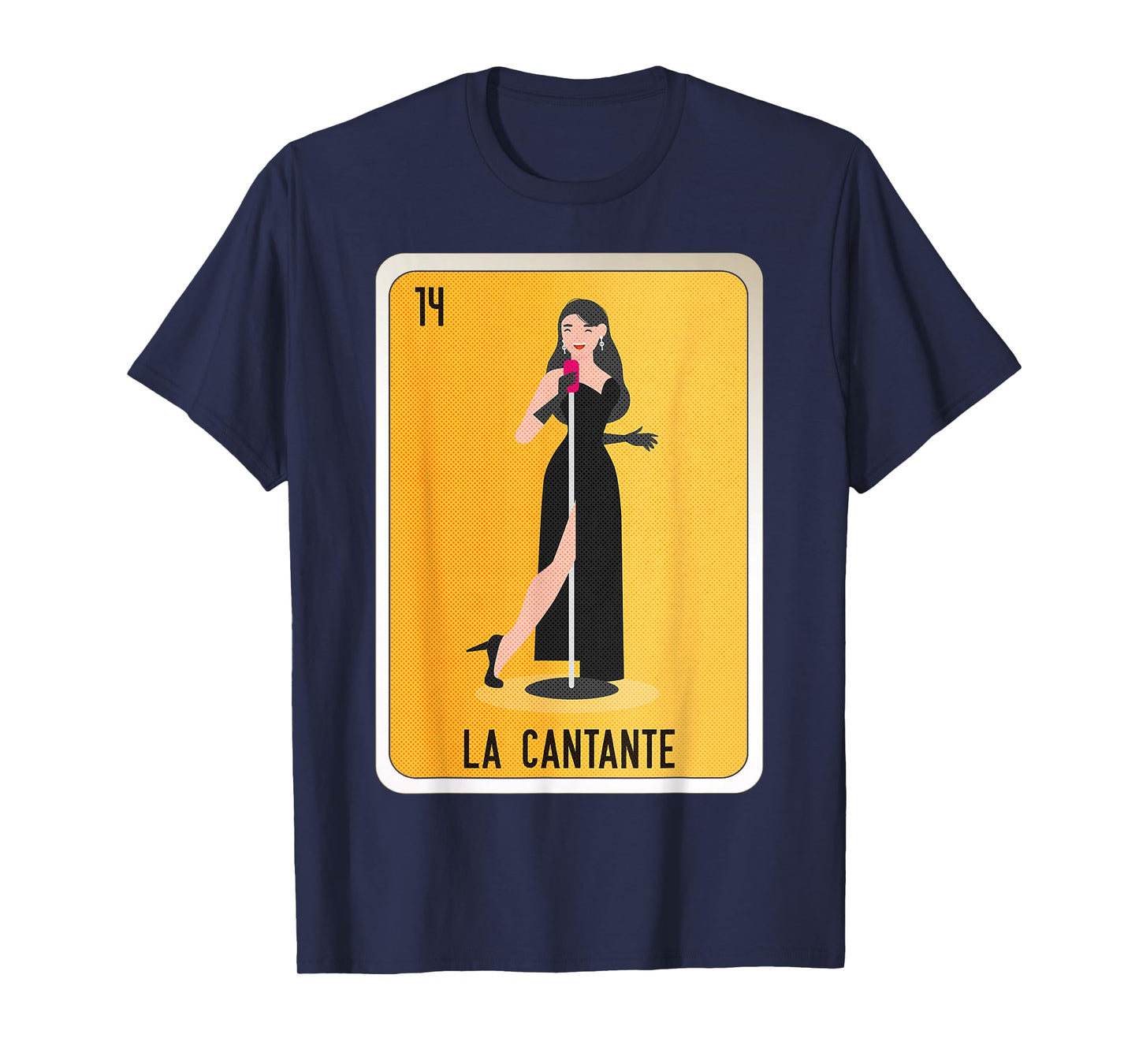 La Cantante Mexican Slang Chicano Bingo Cards T-Shirt
