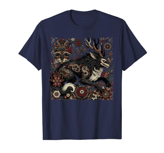 Wendigo Cottagecore Art Creature For Cryptid And Monster Fan T-Shirt