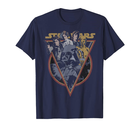 Star Wars Retro Characters Vintage Style T-Shirt T-Shirt