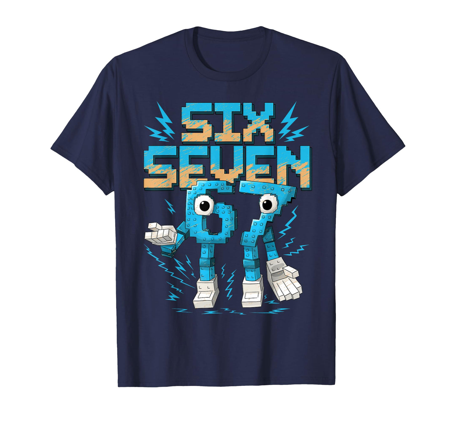 Meme 67 Six Seven 6 7 Italian Brainrot for Men Women Kids T-Shirt