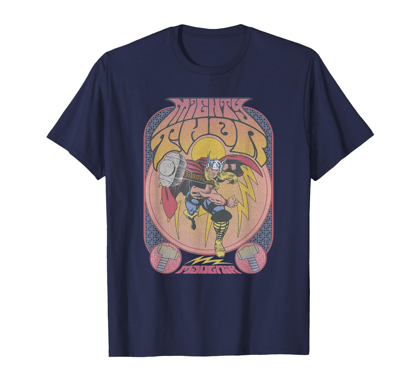 Marvel Comics Retro Classic Thor Seventies Vintage Poster T-Shirt