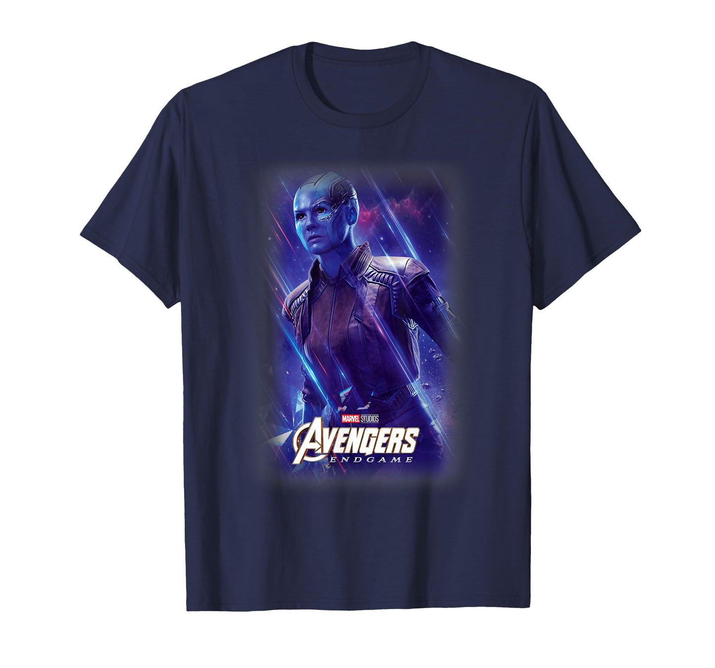 Marvel Avengers Endgame Nebula Galactic Poster T-Shirt