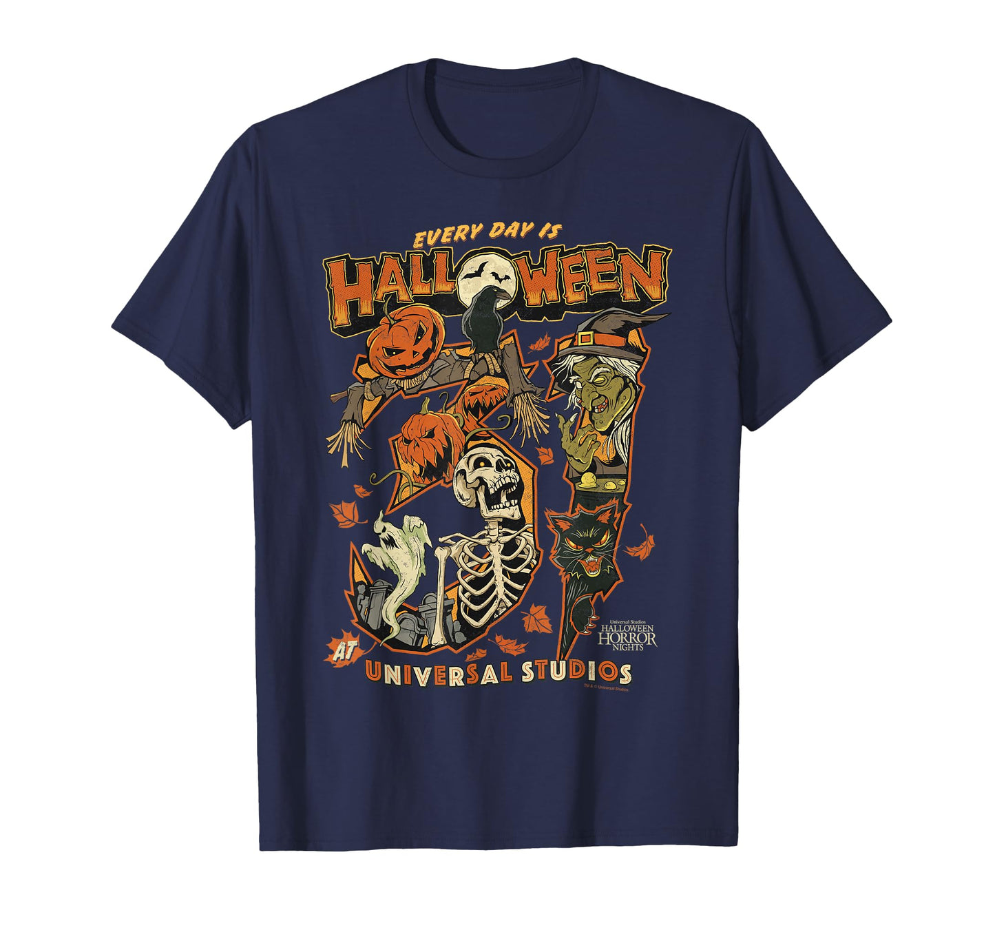 Halloween Horror Nights HHN Every Day is Halloween T-Shirt