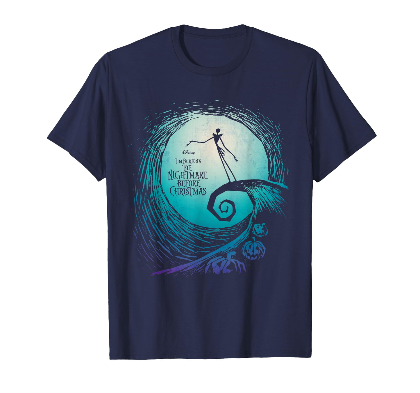 Disney Nightmare Before Christmas Jack Movie Logo T-Shirt Small
