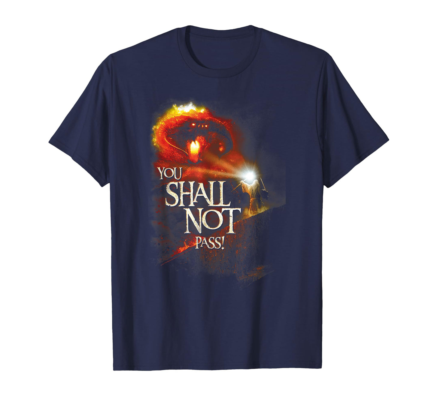 Lord of The Rings Balrog You Shall Not Pass T-Shirt