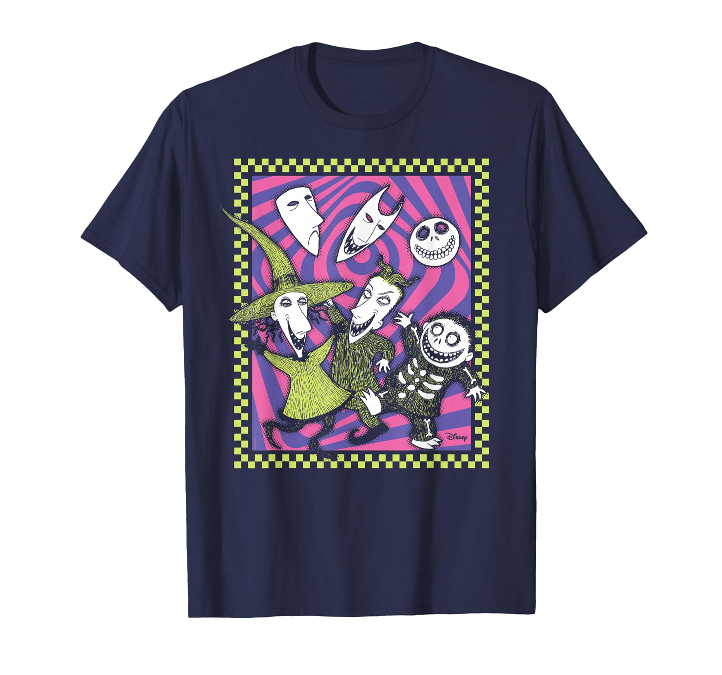 The Nightmare Before Christmas - Retro Lock Shock Barrel T-Shirt