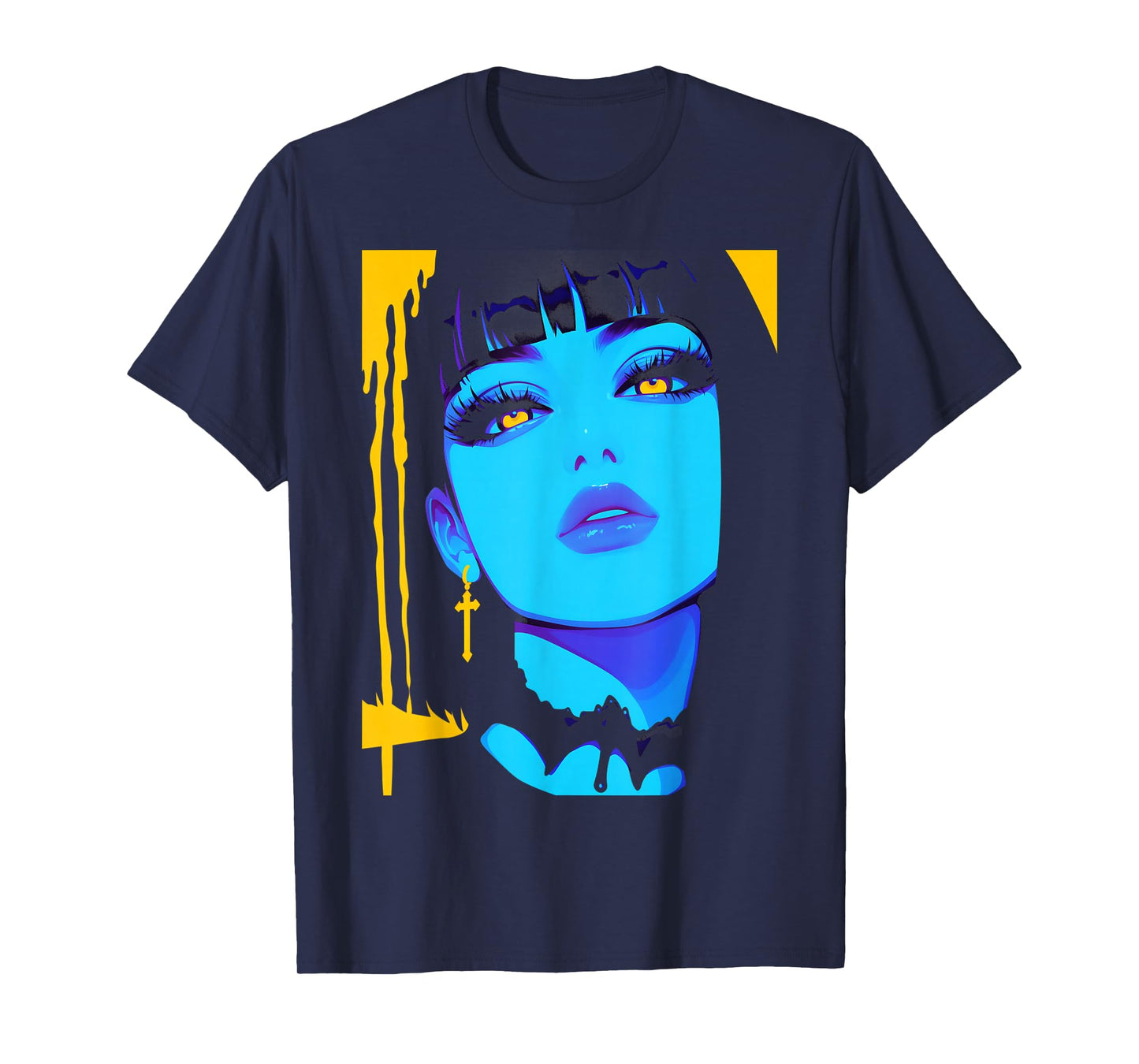 Cybergoth Cybercore Grunge Punk Goth Girl Alt Anime Manga T-Shirt