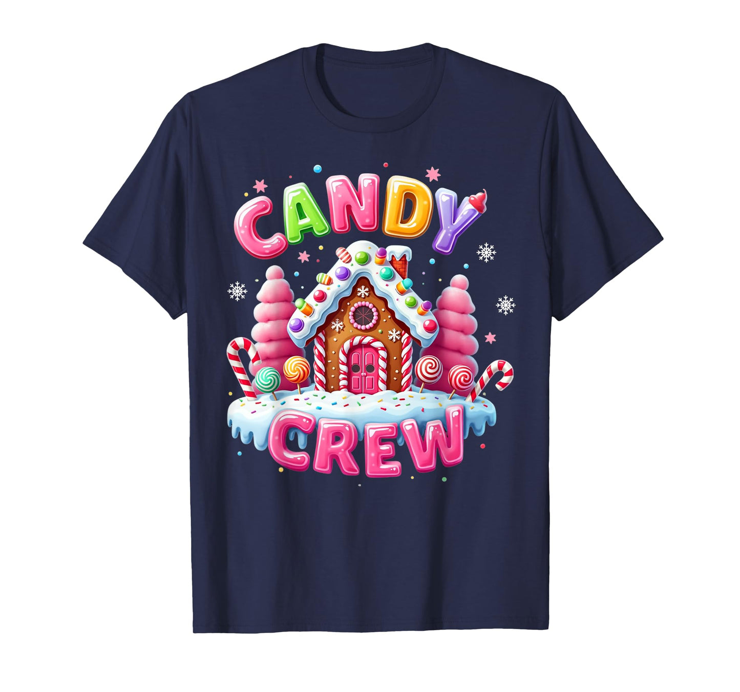 Candy Land Candy Crew Decorations Sweetie Candy Squad Xmas T-Shirt