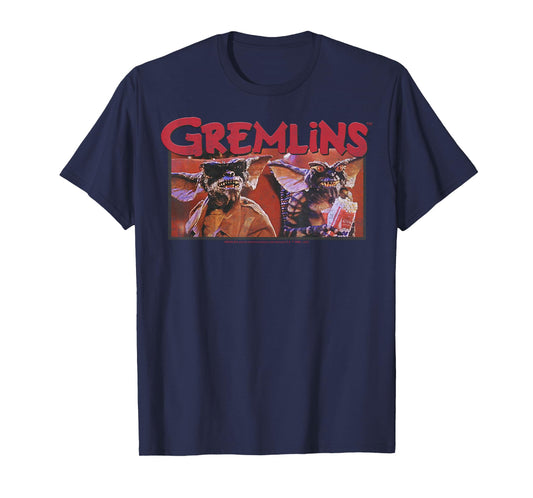 Gremlins at The Movies Portrait T-Shirt