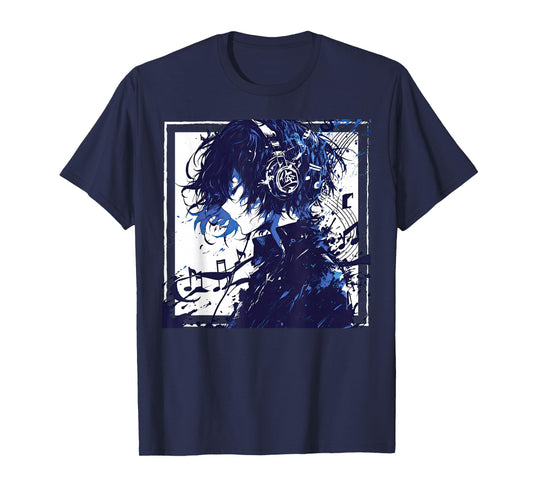 Gothic Emo Anime Music Lover Jpop Manga Otaku T-Shirt