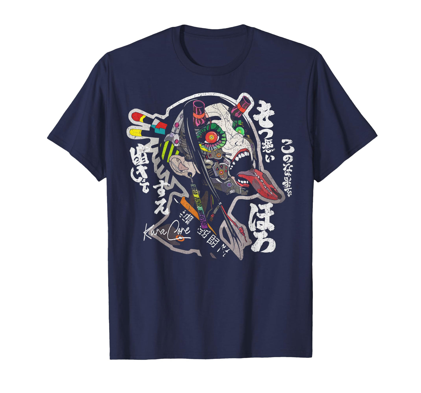 Japanese Streetwear Cyberpunk Y2K Techwear Retro Manga Anime T-Shirt