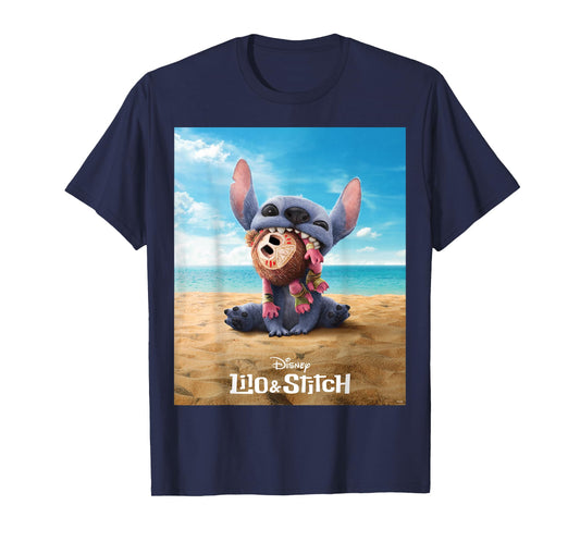 Disney Lilo & Stitch Live-Action Movie Funny Moana Poster T-Shirt