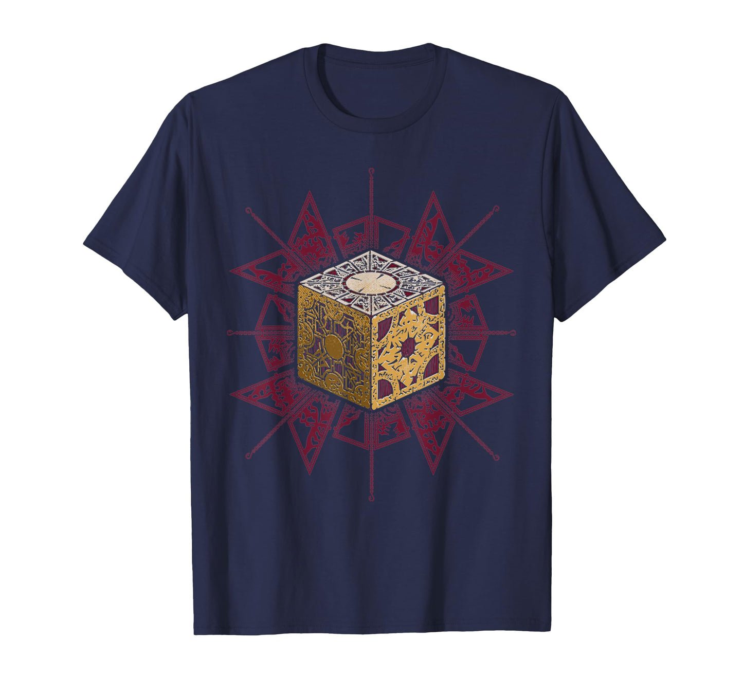 Vintage Funny Horror Gift Retro Classic Game Gift Puzzle Box T-Shirt