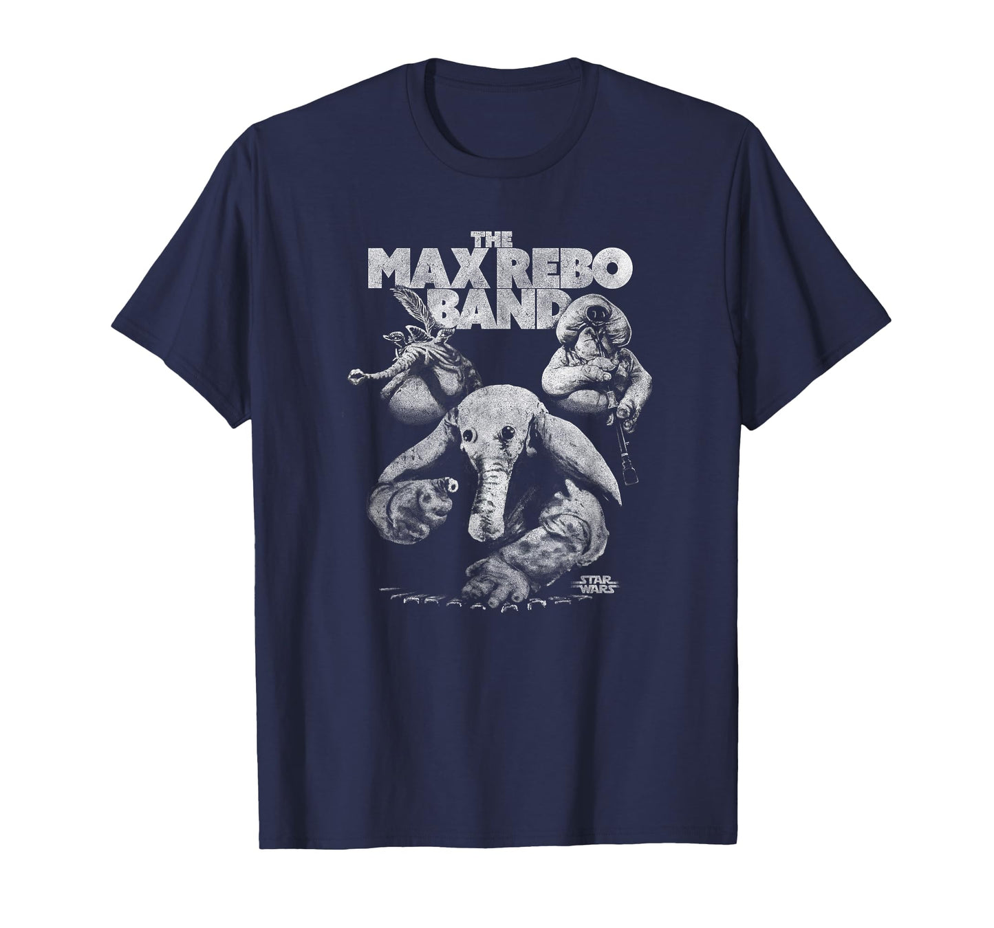 Star Wars The Max Rebo Band High Contrast Poster T-Shirt