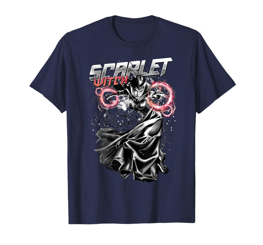 Marvel Scarlet Witch Fire Hexes Graphic T-Shirt T-Shirt