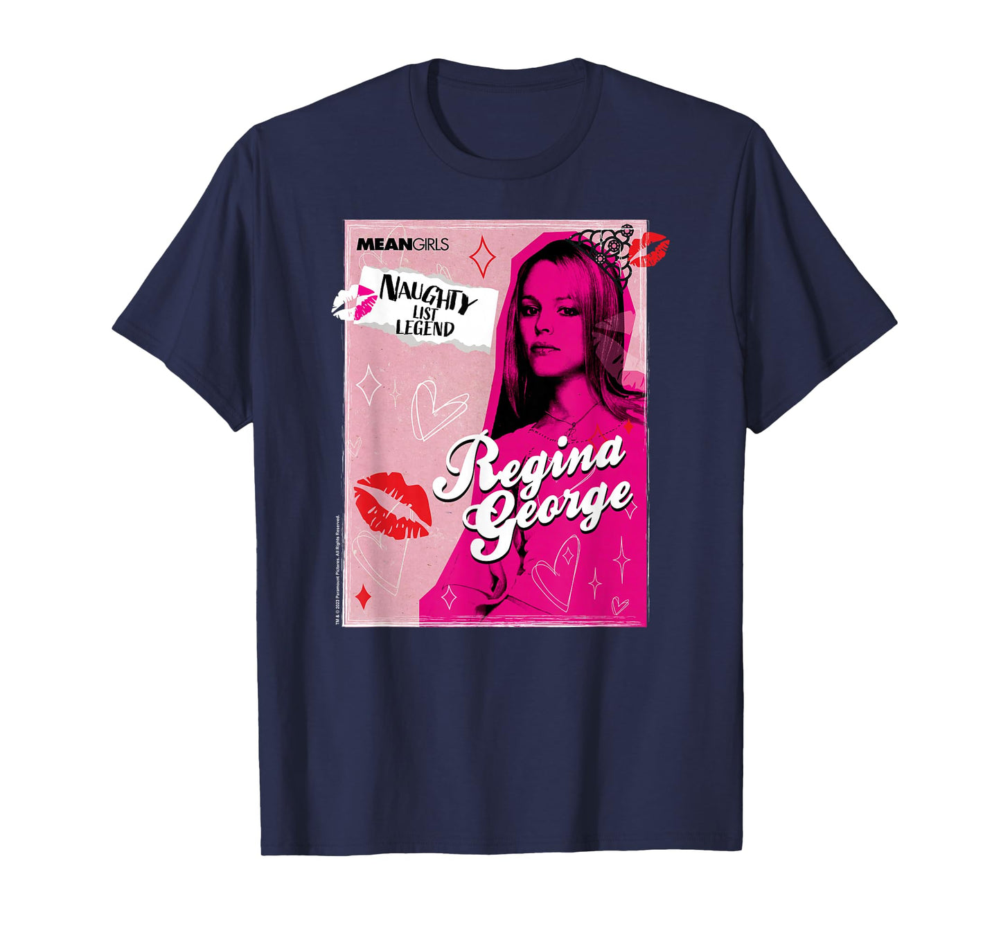 Mean Girls - Regina George Naughty List Legend T-Shirt