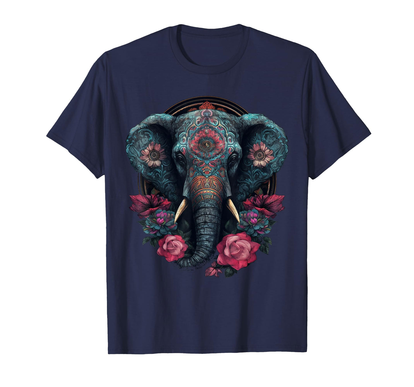 Elephant Art - Animal Zoo Elephant T-Shirt