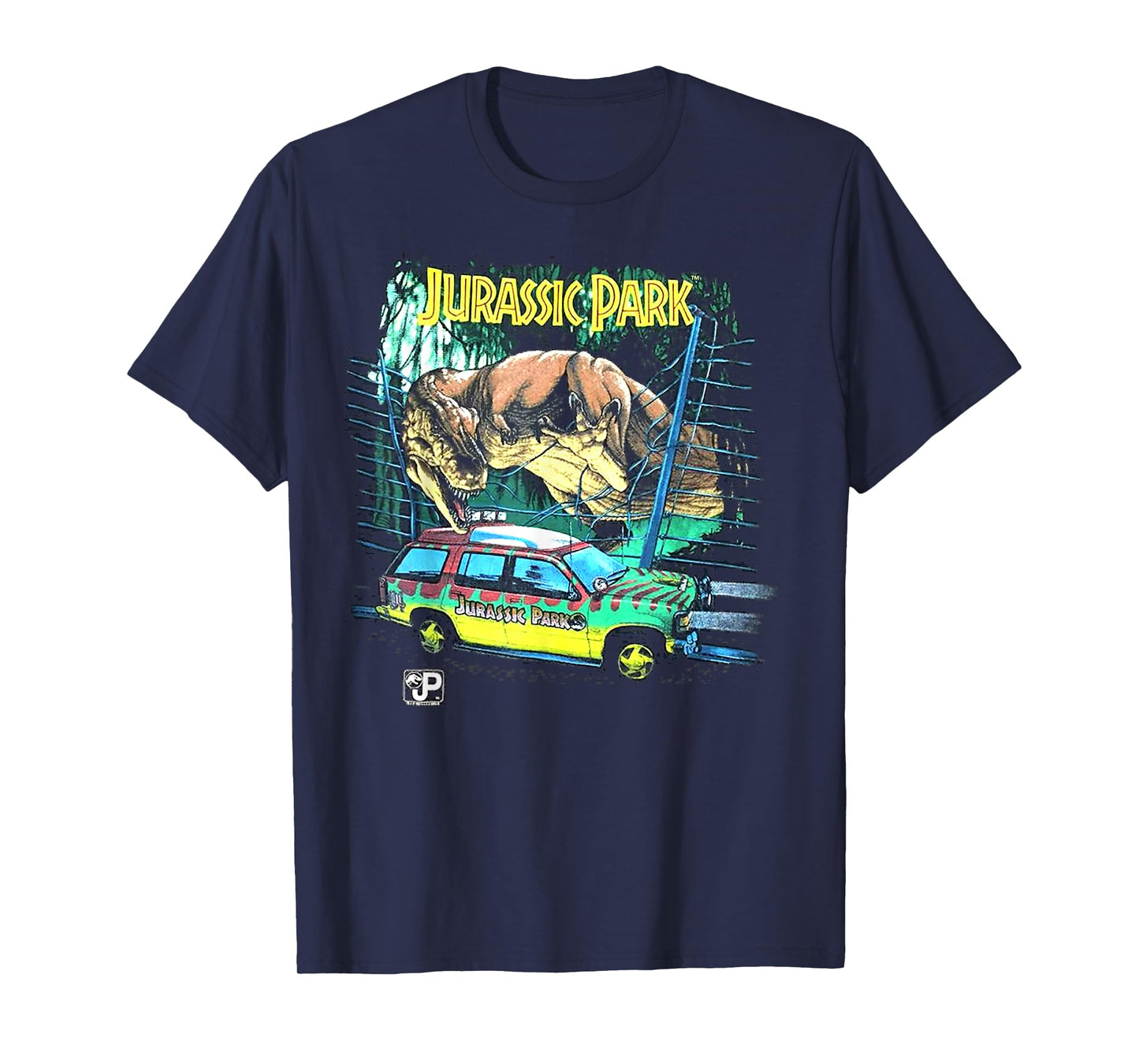 Jurassic Park Vintage Safari Drive Scene T-Shirt