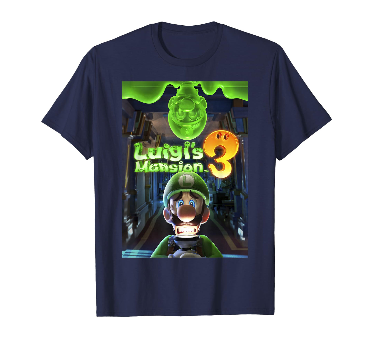 Luigi's Mansion 3 Luigi Poster T-Shirt