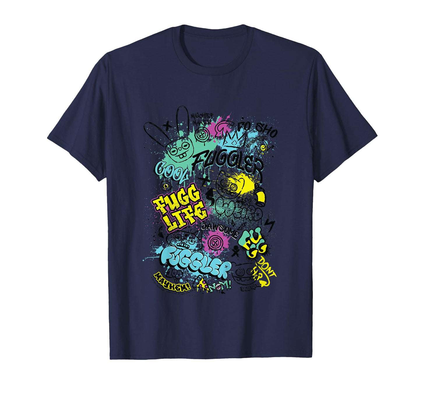Fuggler Funny Ugly Monsters Graffiti Tags Kids T-Shirt
