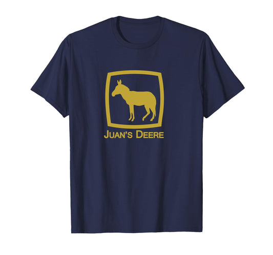 Juan's Deere Funny Immigration Novelty Caravan Parody LS Tee