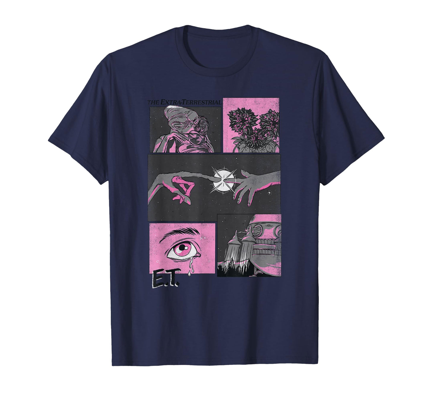 E.T. The Extra-Terrestrial Comic Strip Poster T-Shirt
