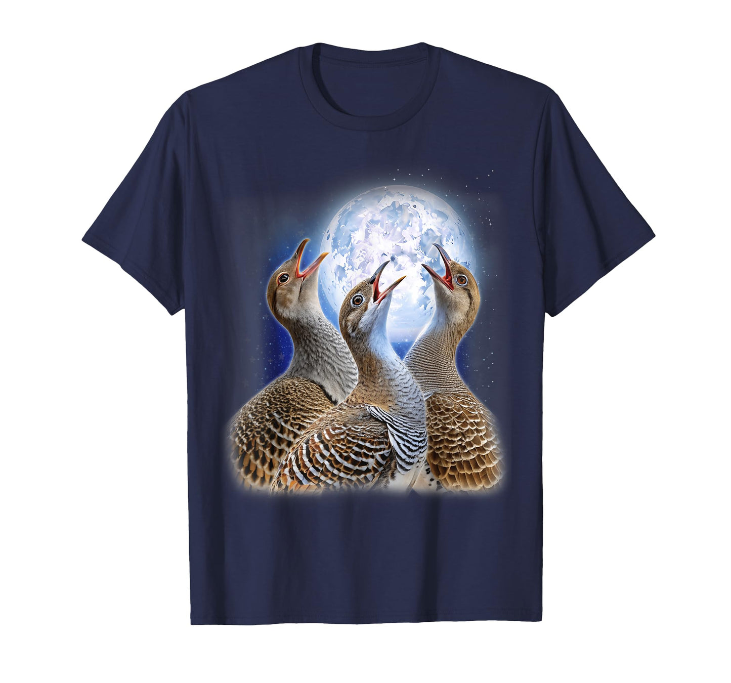 3 Malleefowl Howling At The Moon Funny Australian Bird Lover T-Shirt