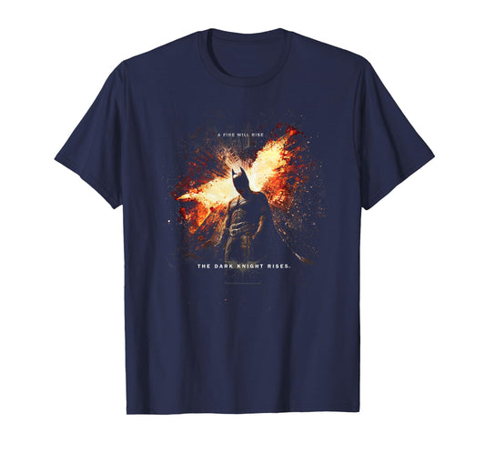 Batman Dark Knight Rises Fire Will Rise T-Shirt