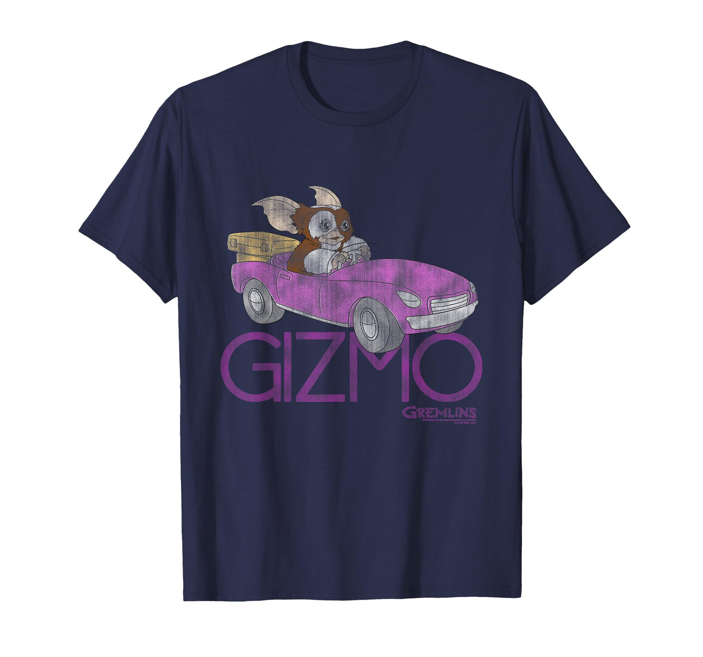 Gremlins Gizmo Pink Car T-Shirt