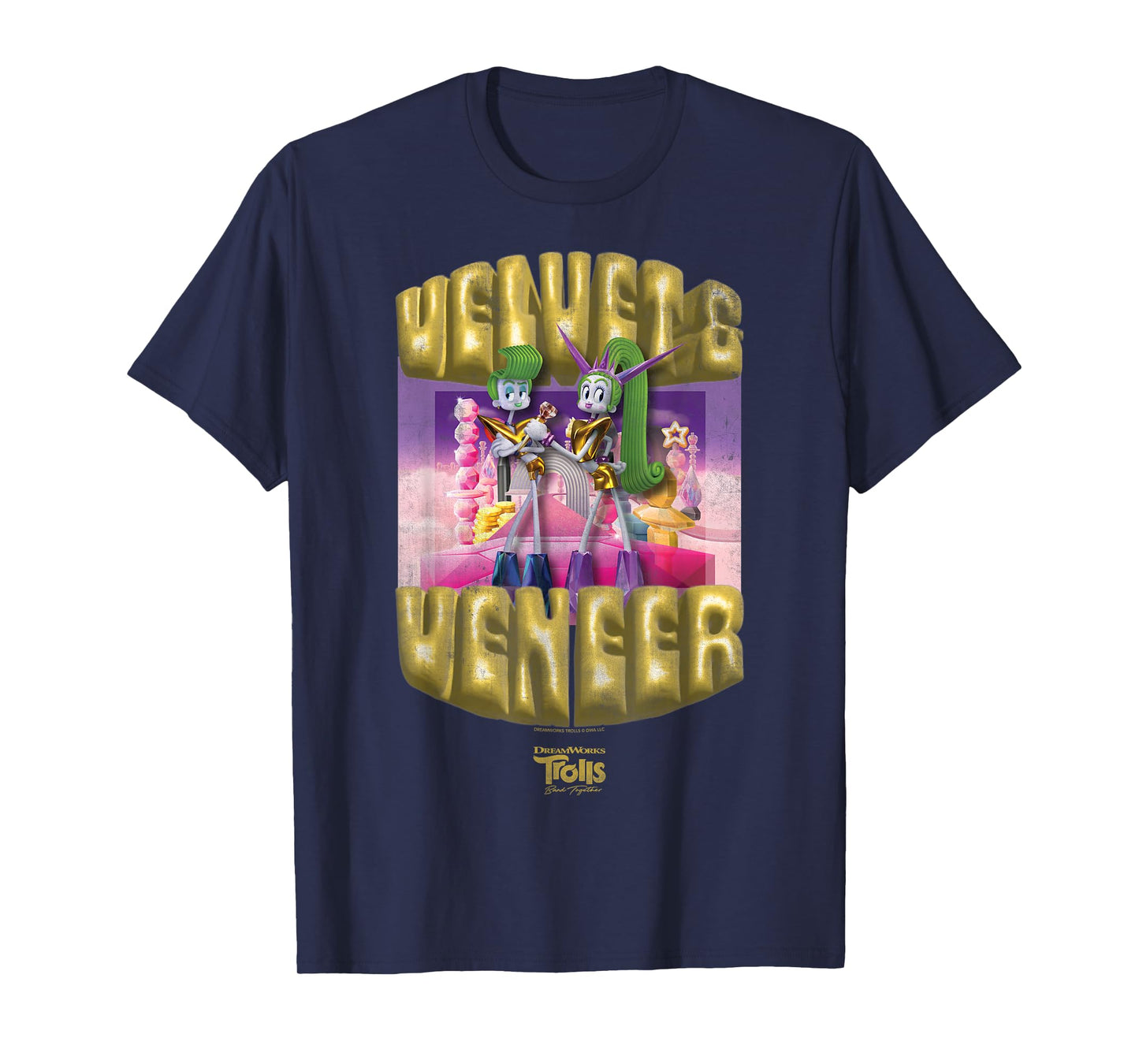 DreamWorks Trolls Band Together Velvet and Veneer T-Shirt
