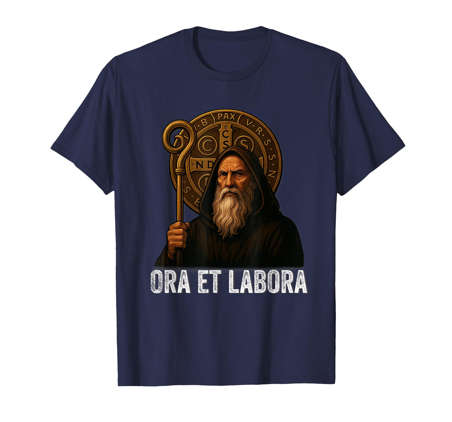 Catholic Saint Benedict Medal T-Shirt
