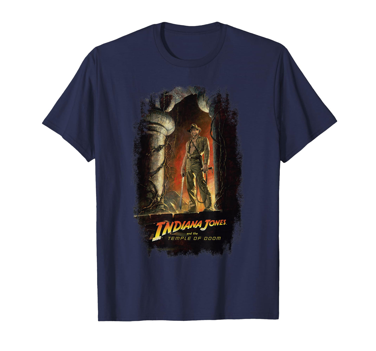 Lucasfilm Indiana Jones and The Temple of Doom Poster Art T-Shirt