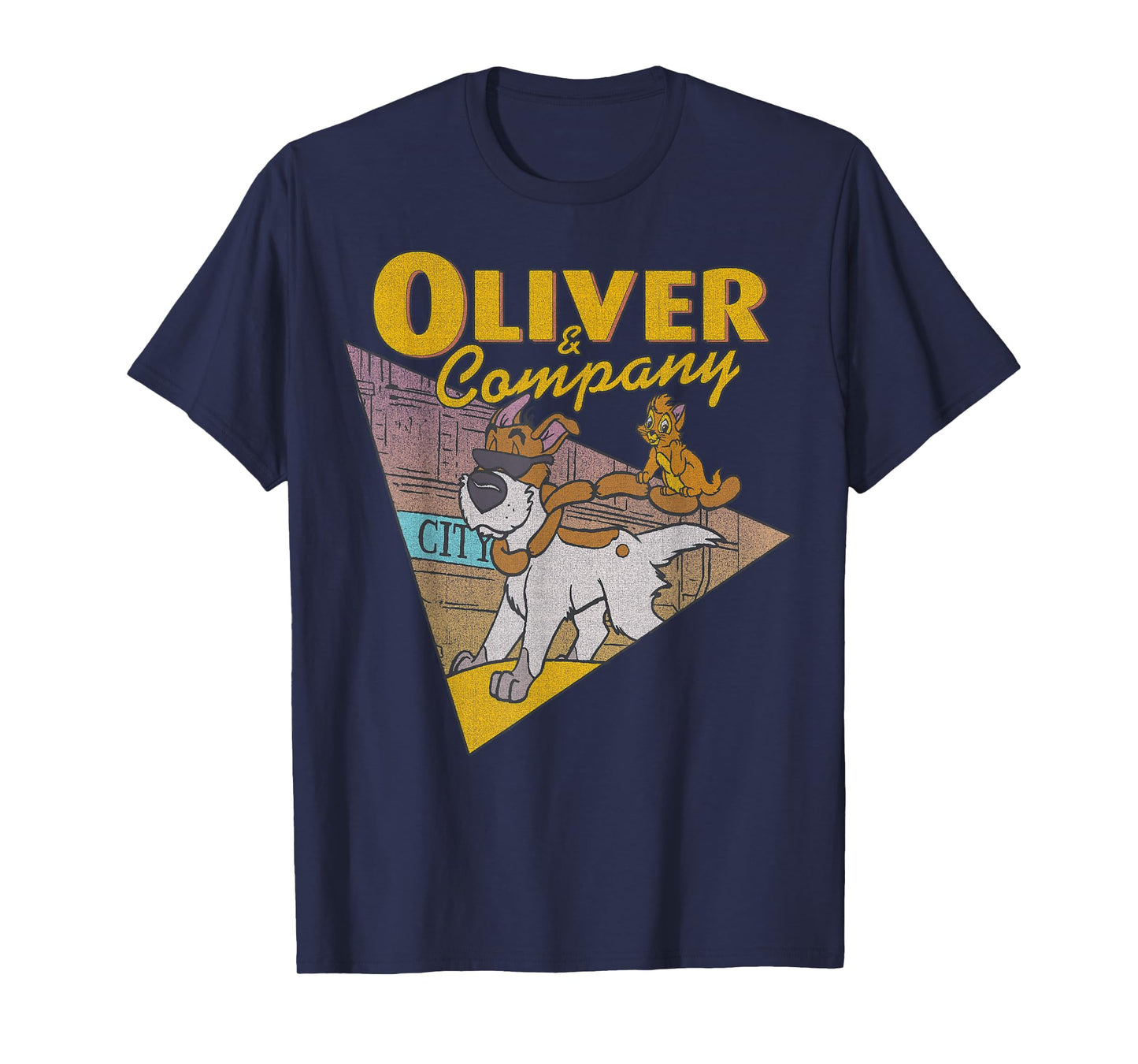 Disney Oliver & Company Graphic T-Shirt T-Shirt Small