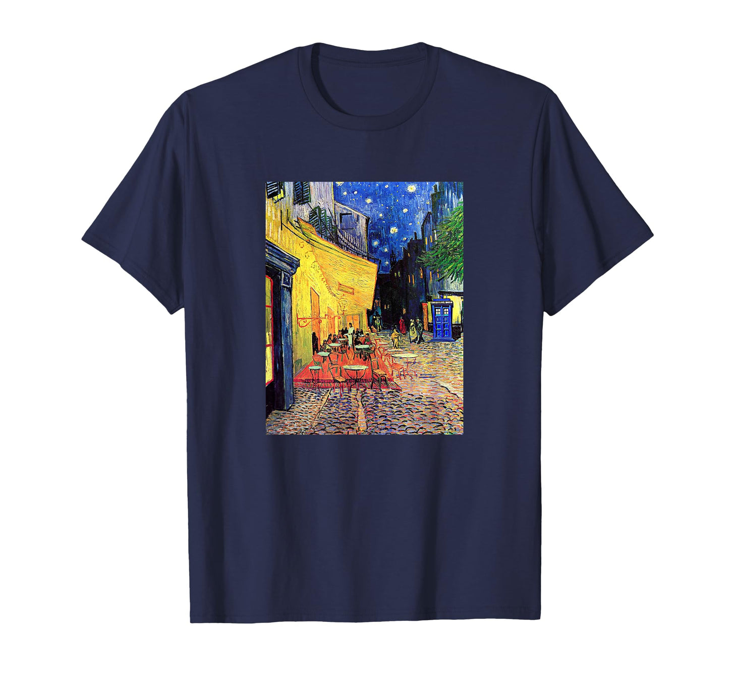 Cafe Terrace at Night Doctor Visit T-Shirt
