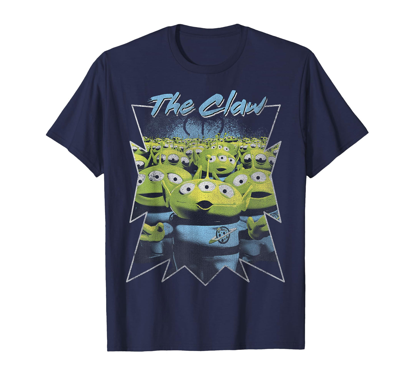 Disney Pixar Toy Story Aliens The Claw Distressed Starburst T-Shirt