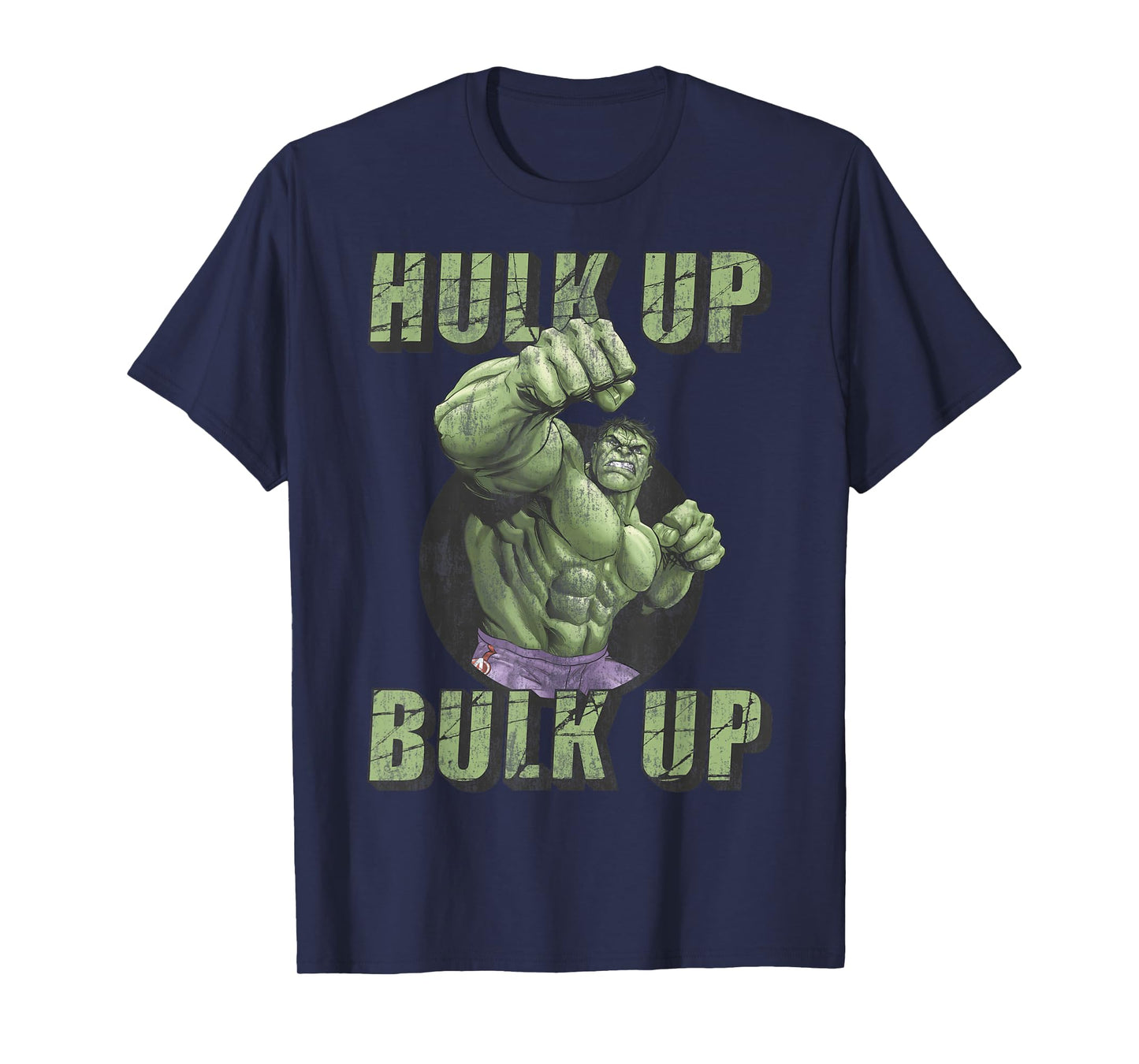 Marvel The Incredible Hulk Tough Hulk Up Bulk Up Badge T-Shirt