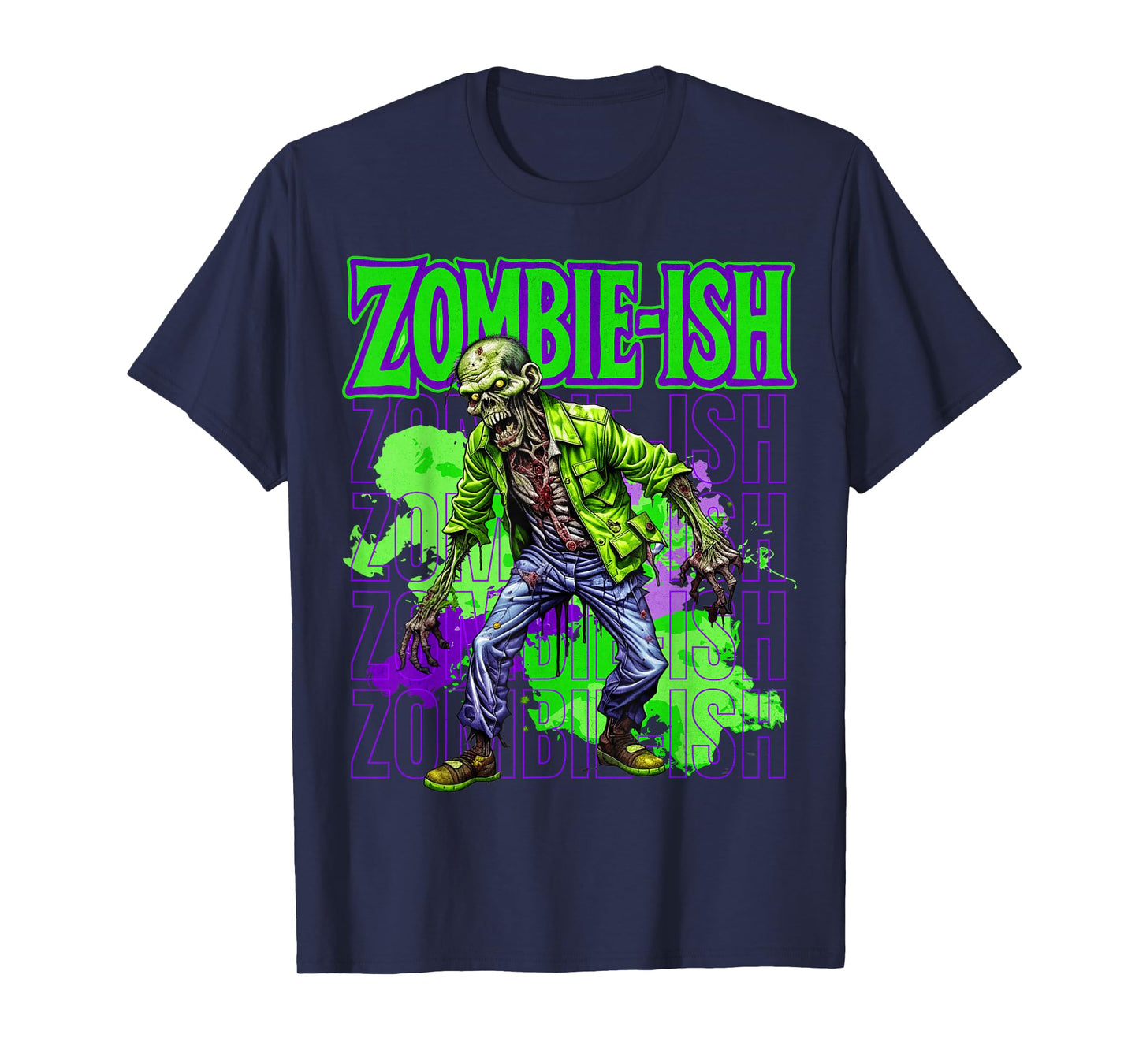 Zombie-ish Undead Horror Living Dead Walking Dead Halloween T-Shirt