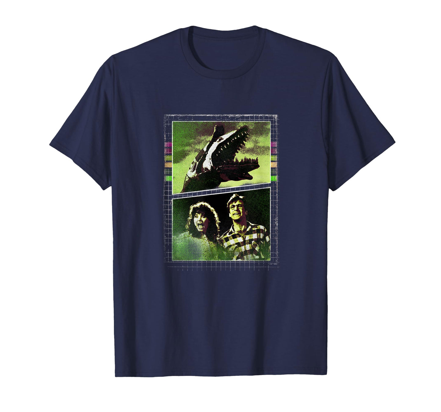 Beetlejuice Vintage Retro Sandworm Adam & Barbara Panels T-Shirt