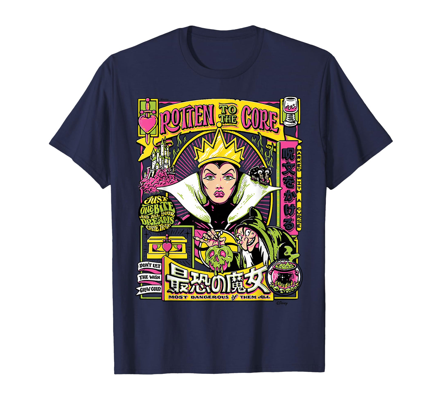 Disney Villains - Evil Queen Rotten To The Core Anime Poster T-Shirt