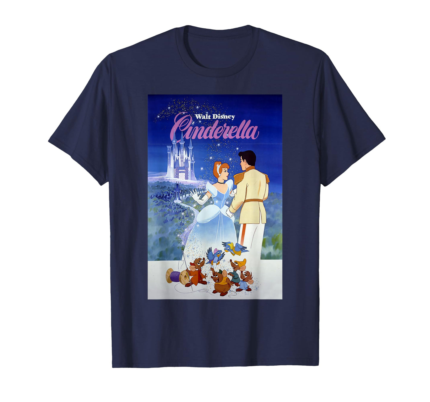 Disney Cinderella Vintage Poster T-Shirt Small