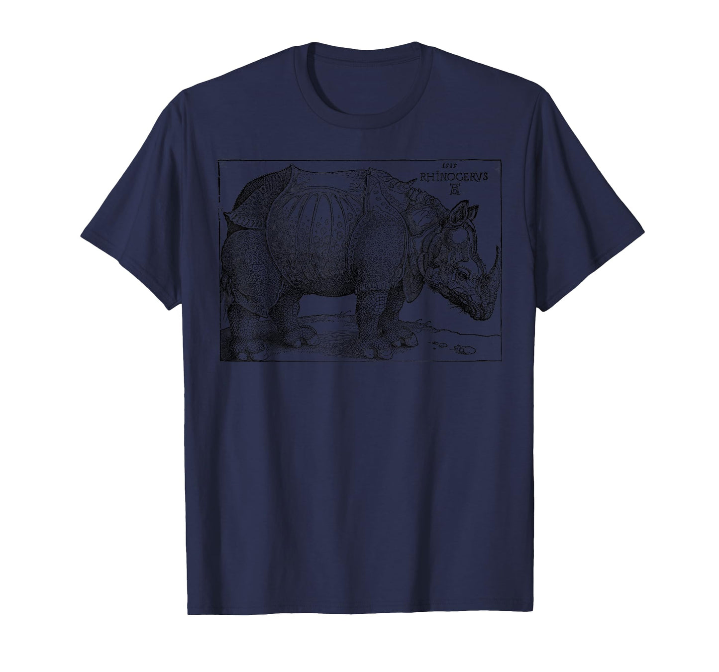 Rhinoceros Albrecht Durer Vintage Illustration Engraving T-Shirt